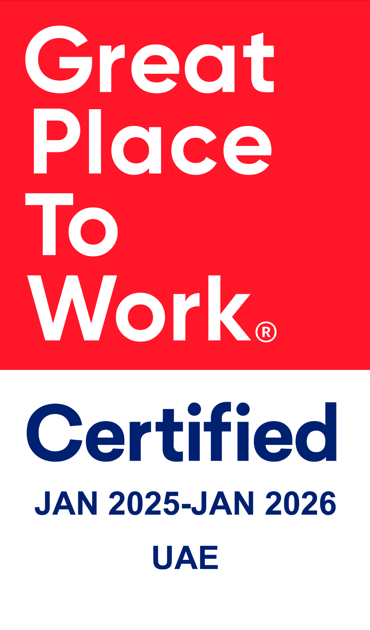 Great Place to Work Certified logo